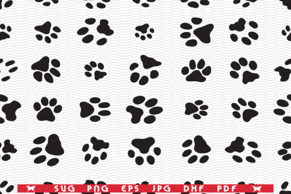 Black Paws for Embroidery
