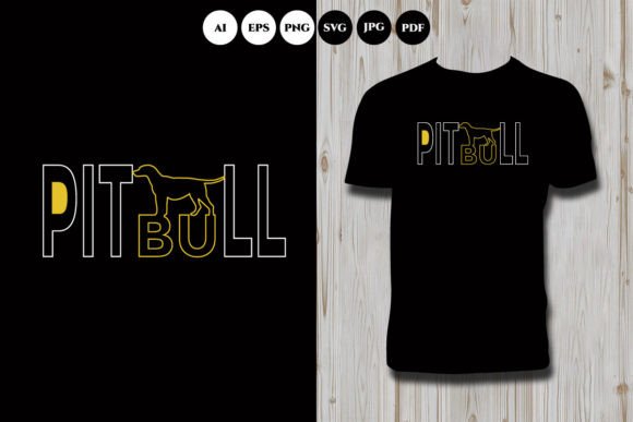 Dog Calligraphic T Shirt