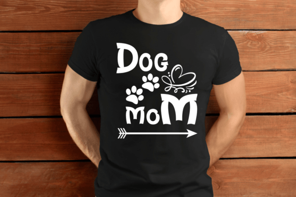 Dog Mom Creative SVG T-shirt Design