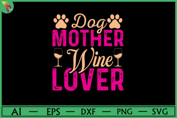 Dog Mother T-shirt Design