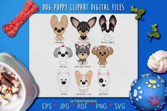 Dog Puppy Baby Animal SVG PNG Files