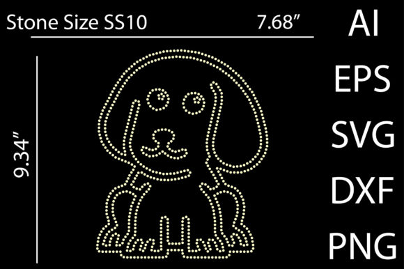Dog Rhinestone