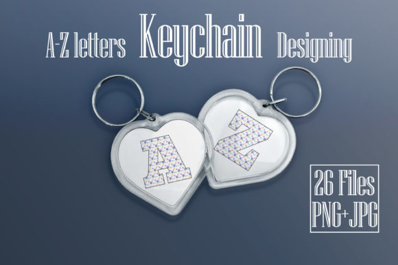 Keychain Dog Cat Paw Alphabet a-z PNG