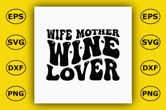 Retro Dog T-shirt Design, Wife Mother