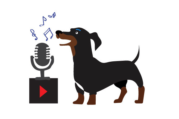Wiener Dog Singing